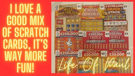 £29 mix of National Lottery UK scratch cards. Can I win big.